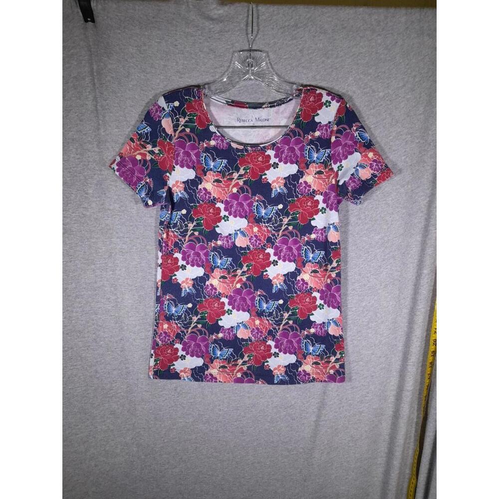 Rebecca Malone‎ Tshirt Womens Small Floral Minor Pilling